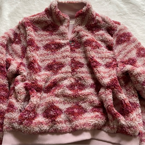 lucky brand sherpa sweatshirt - Picture 3 of 5